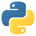 Python logo (programming language stack)